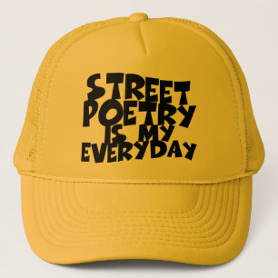 Casquette La Poésie De Rue Est Mon Quotidien