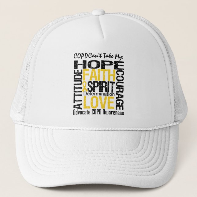 Casquette La police ne peut pas prendre mon espoir (Devant)