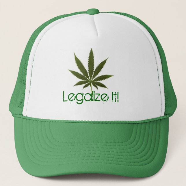 Casquette la pot-feuille, le légalisent ! (Devant)