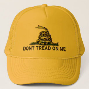 Casquette La PRÉCAUTION "ne marchent pas sur moi" le DRAPEAU