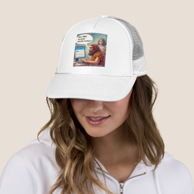 Casquette La première connexion de Yarg : faire ses comptes  (En situation)