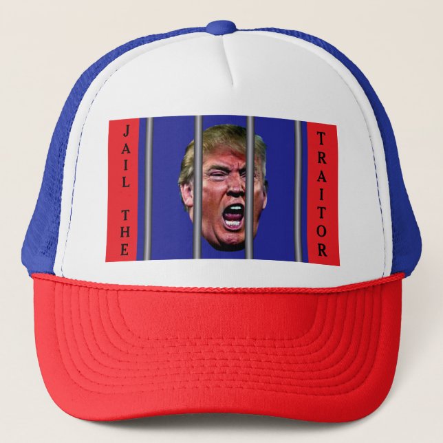 Casquette La prison anti-Trump le traître crie Trump empriso (Devant)