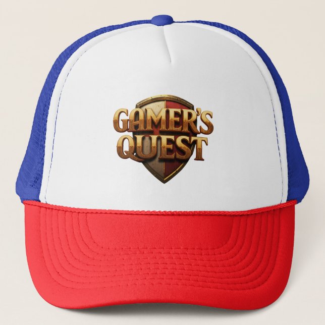 Casquette La quête du joueur (Devant)