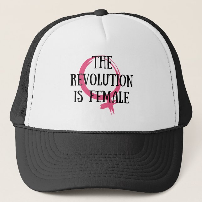 Casquette La révolution est féminine (Devant)