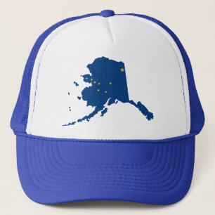 Casquette La rupture de bleu de l'Alaska de retour engrènen