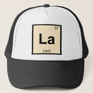 Casquette La - Saindoux Chimie Symbole du tableau périodique