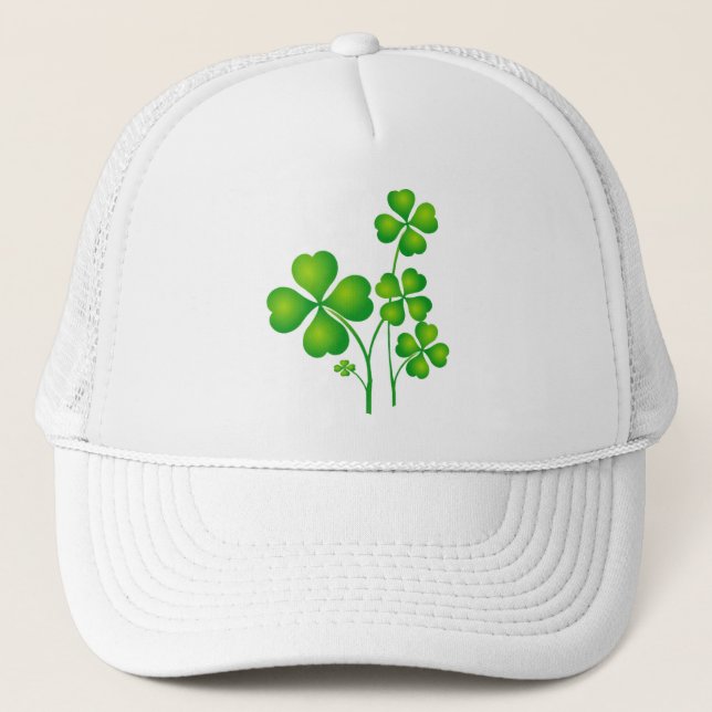 Casquette La Saint-Patrick Trèfle / Trèfles + vos idées (Devant)