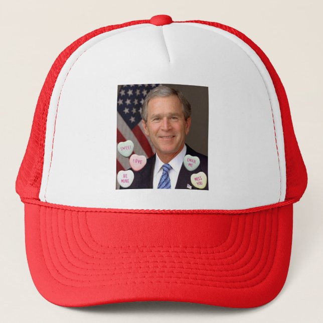 Casquette La Saint-Valentin de George Bush (Devant)