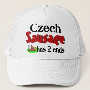 Casquette La saucisse tchèque a 2 extrémités