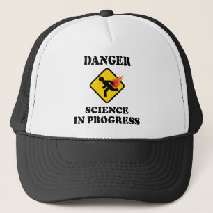 Casquette La science en danger en cours - Flamme Humour de p