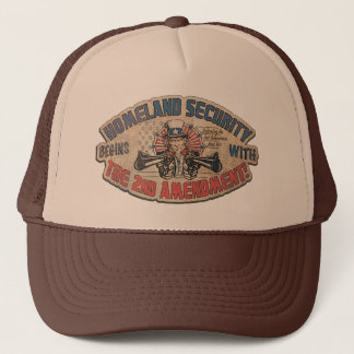 Casquette La sécurité de patrie commence avec la deuxième