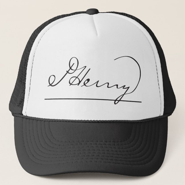 Casquette La signature américaine de Patrick Henry de père (Devant)