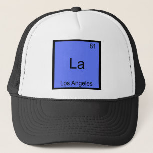 Casquette La - Tee-shirt du symbole de l'élément chimique de