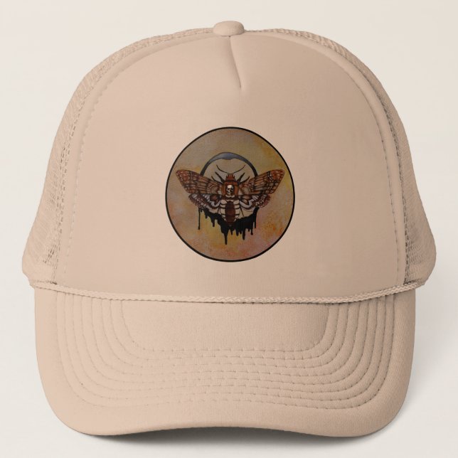 Casquette La teigne de faucon de la tête de mort (Devant)