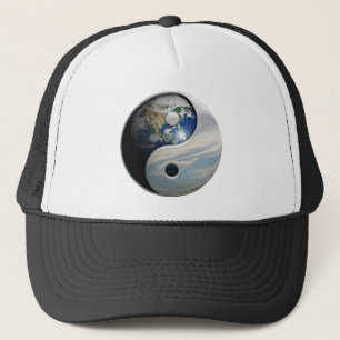 Casquette La terre Yin et symbole de Yang