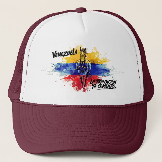 Casquette “La Transición ya comenzó” – Orgullo Venezolano (Devant)