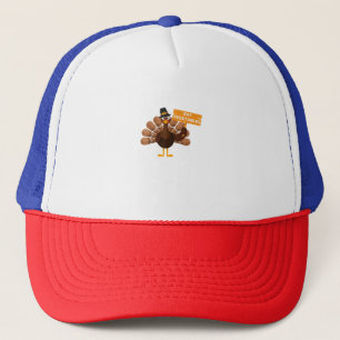 Casquette La Turquie Mange des légumes - Drôle Vegan Thanksg