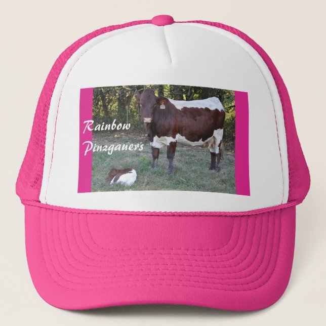 Casquette La vache à Pinzgauer et le chapeau des femmes de (Devant)