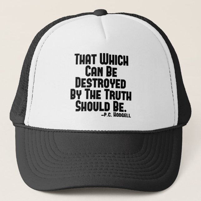 Casquette La vérité fait mal (Devant)