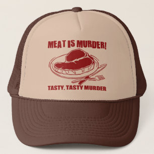 Casquette La viande est meurtre