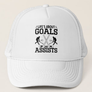 Casquette La vie à propos des objectifs et aide l'amateur de