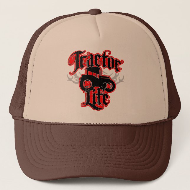 Casquette La vie de tracteur (Devant)