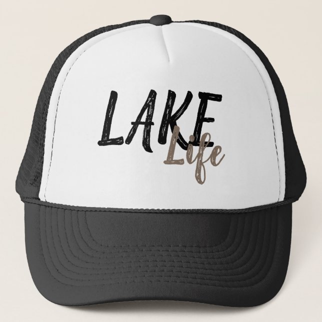 Casquette LA VIE DU LAC nautique | Chapeau de camion (Devant)