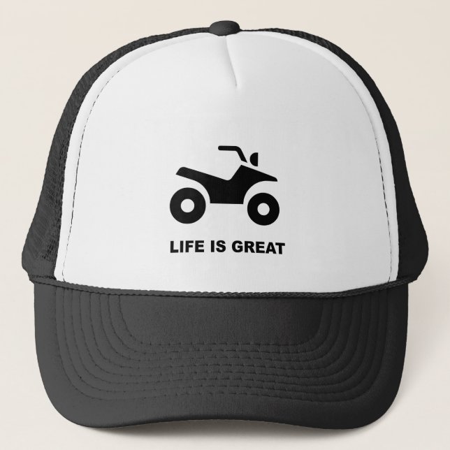 CASQUETTE LA VIE EST GRANDE - ATV (Devant)