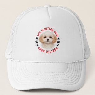 Casquette La vie est meilleure avec un chien Fête des père