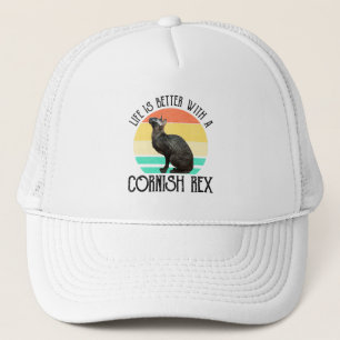 Casquette La vie est meilleure avec un Cornish Rex