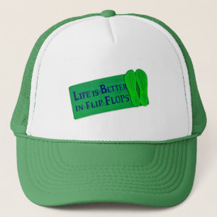 Casquette La vie est meilleure en tongs