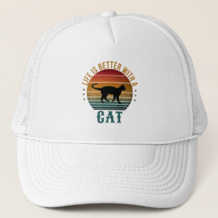 CASQUETTE LA VIE EST MIEUX AVEC UN CHAPEAU DE CHAUFFEUR DE C