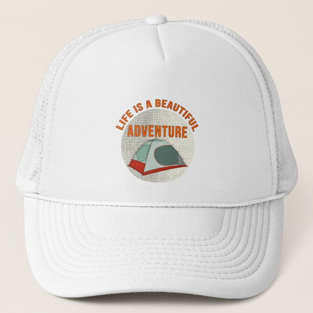 Casquette La vie est une belle aventure (Devant)