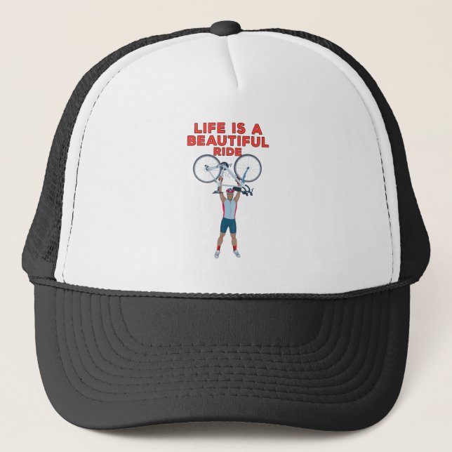 Casquette La vie est une belle balade (Devant)