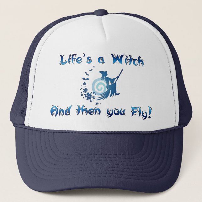 Casquette La vie est une sorcière (Devant)