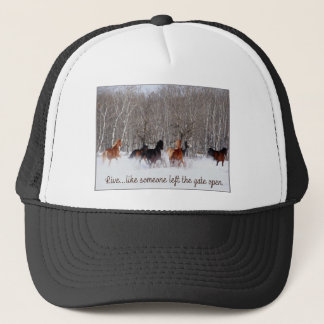 Casquette La vie vivante ..... comme quelqu'un a laissé la