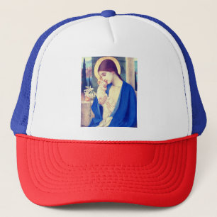 Casquette La Vierge Marie et l'Enfant Jésus grâce de la Rena