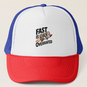 Casquette La vitesse est surévaluée Fusée de paresseux