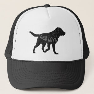 Casquette Lab Love Labrador Noir Nouveau Chien Papa Maman