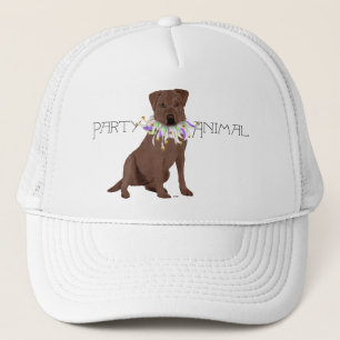 Casquette Labrador Retriever Animal de Fête Brun