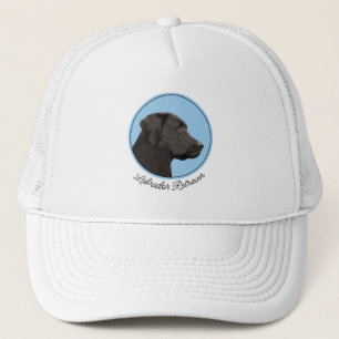 Casquette Labrador Retriever Black Peinture Original Chien A