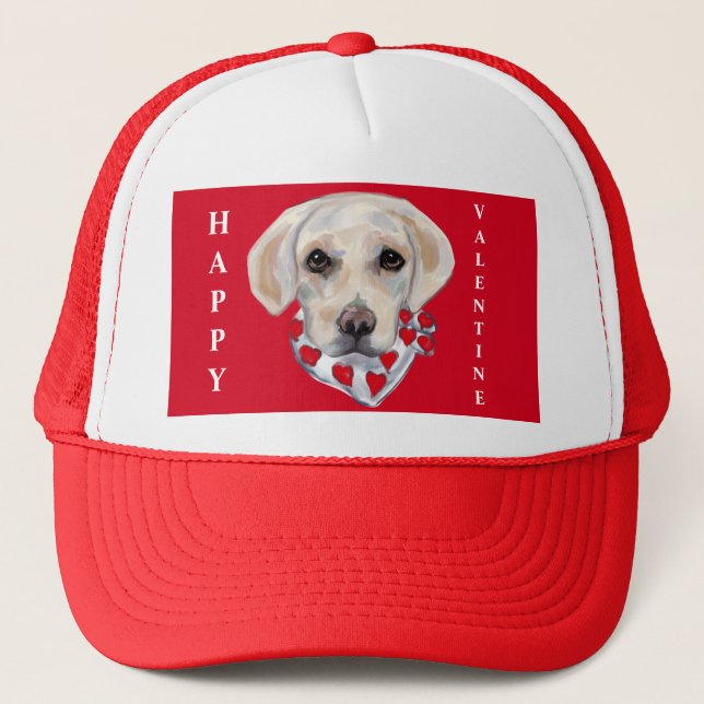 Casquette Labrador Retriever blanc (Devant)