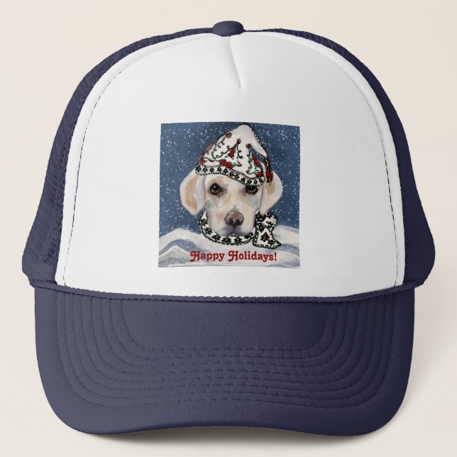 CASQUETTE LABRADOR RETRIEVER BLANC  (Devant)
