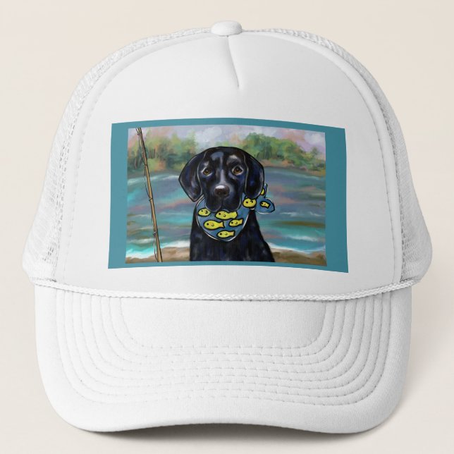 Casquette Labrador Retriever noir (Devant)