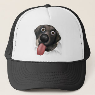 Casquette Labrador retriever (noir) éclatant