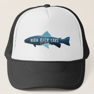 Casquette Lac High Rock Caroline du Nord Poisson