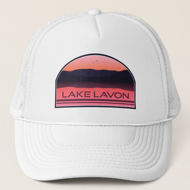 Casquette Lac Lavon Texas Red Sunrise (Devant)