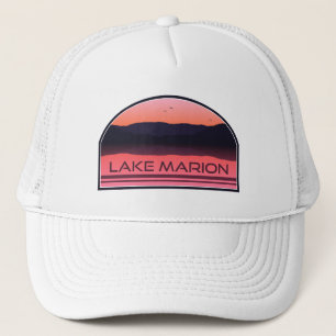 Casquette Lac Marion Caroline du Sud Sunrise Rouge