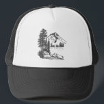 Casquette Lac Mountain<br><div class="desc">Profitez de ce décor de montagne dessiné à la main qui express un véritable coeur de flânerie.</div>