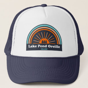 Casquette Lac Pend Oreille Idaho Arc-en-ciel